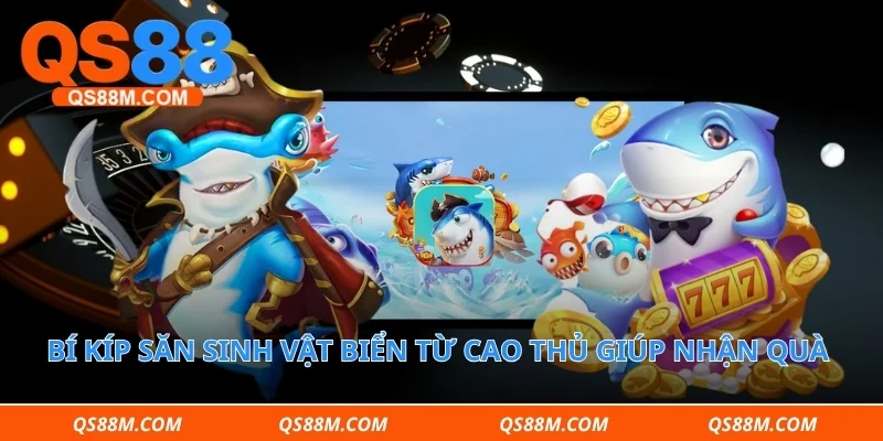 Bí kíp săn sinh vật biển từ cao thủ giúp nhận quà khủng