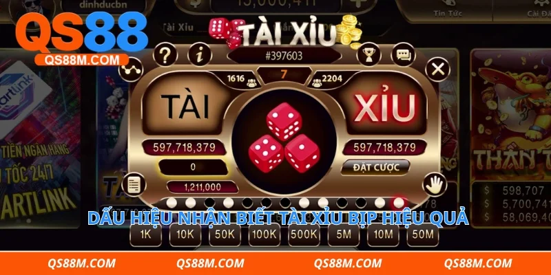 Dấu hiệu nhận biết tài xỉu bịp hiệu quả