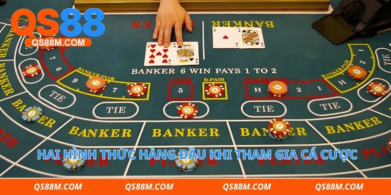 Hai hình thức hàng đầu khi tham gia cá cược bộ môn này